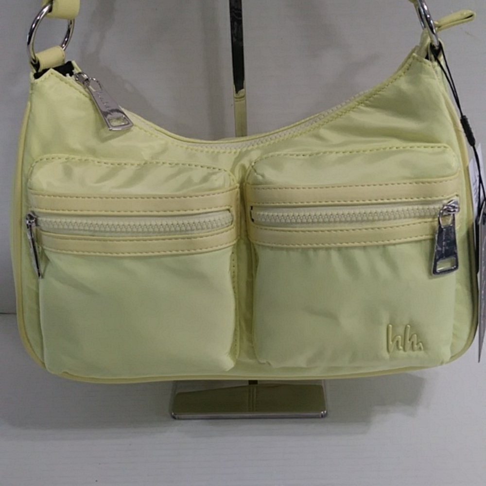 Nicole Miller Neon Yellow Shoulder Bag *NWT* - Picture 5 of 9